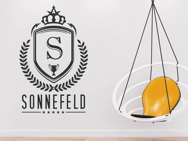 Wandtattoo Sonnefeld Wappen