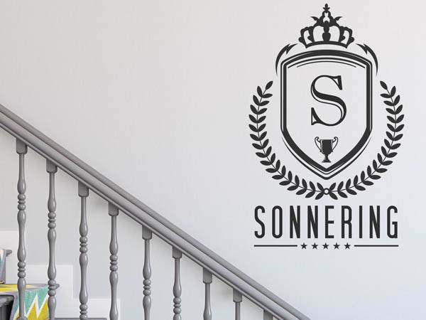 Wandtattoo Sonnering Wappen
