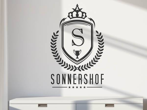 Wandtattoo Sonnershof Wappen