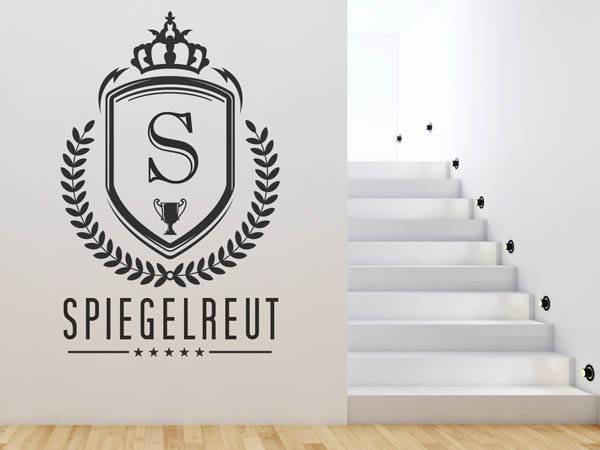 Wandtattoo Spiegelreut Wappen