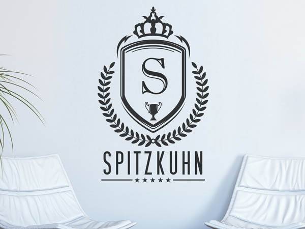 Wandtattoo Spitzkuhn Wappen