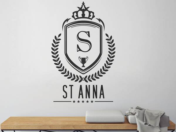 Wandtattoo St Anna Wappen