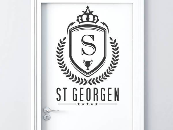 Wandtattoo St Georgen Wappen