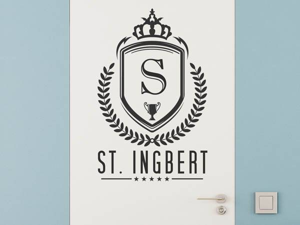 Wandtattoo St. Ingbert Wappen