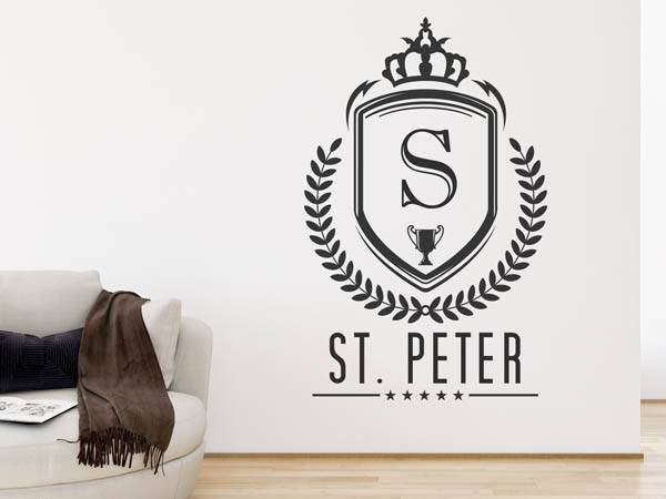 Wandtattoo St. Peter Wappen