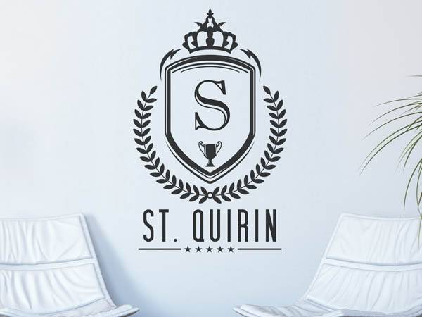 Wandtattoo St. Quirin Wappen