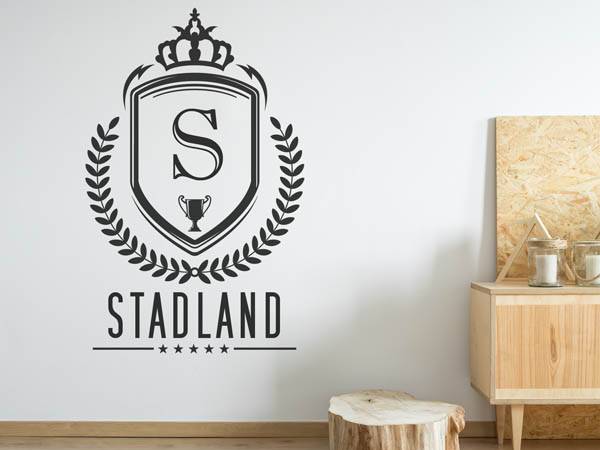 Wandtattoo Stadland Wappen