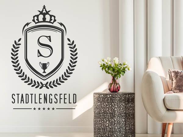 Wandtattoo Stadtlengsfeld Wappen