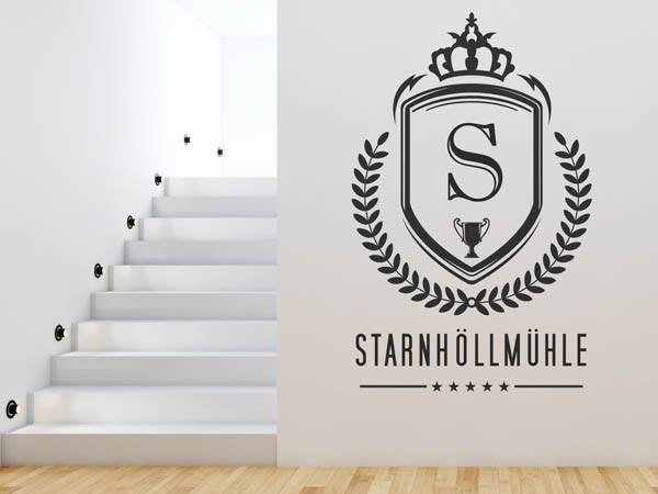 Wandtattoo Starnhöllmühle Wappen