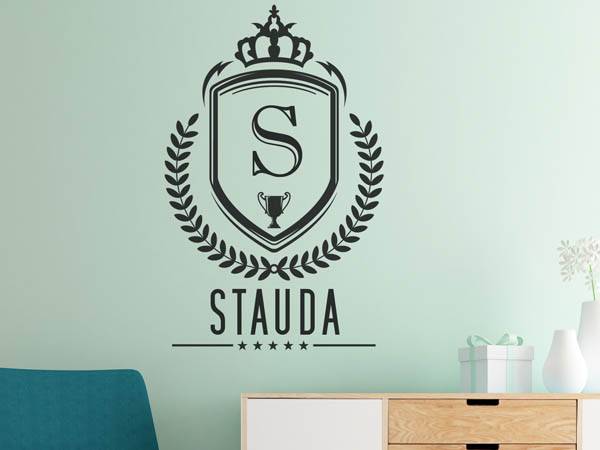 Wandtattoo Stauda Wappen