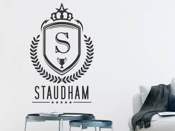 Wandtattoo Staudham Wappen