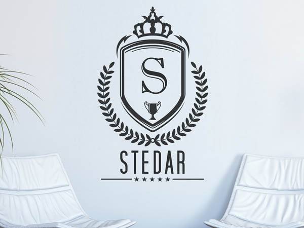 Wandtattoo Stedar Wappen