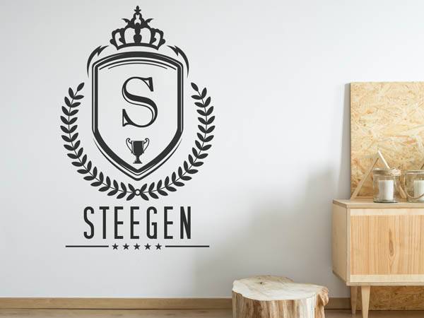 Wandtattoo Steegen Wappen