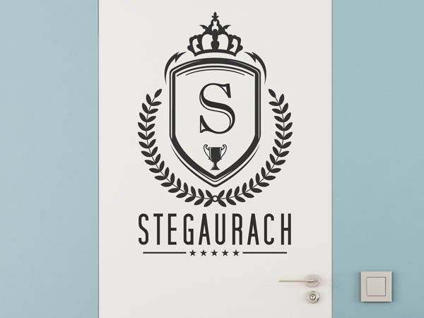 Wandtattoo Stegaurach Wappen