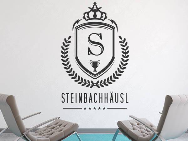 Wandtattoo Steinbachhäusl Wappen