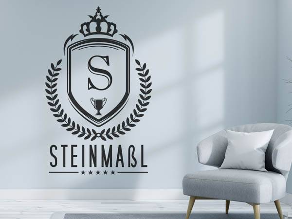Wandtattoo Steinmaßl Wappen