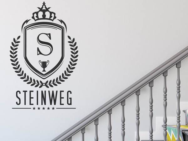 Wandtattoo Steinweg Wappen