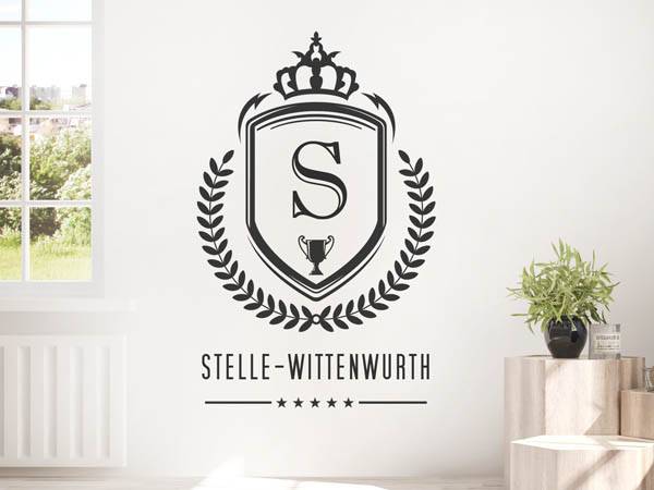 Wandtattoo Stelle-Wittenwurth Wappen