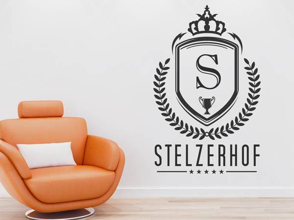 Wandtattoo Stelzerhof Wappen