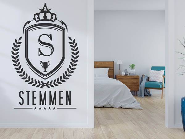 Wandtattoo Stemmen Wappen