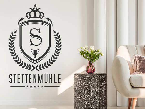 Wandtattoo Stettenmühle Wappen