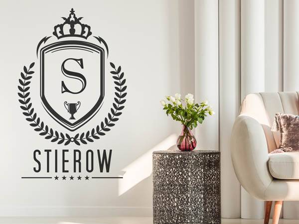 Wandtattoo Stierow Wappen