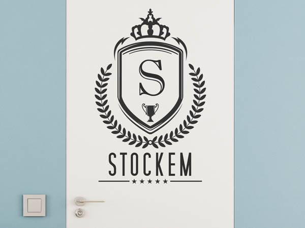 Wandtattoo Stockem Wappen