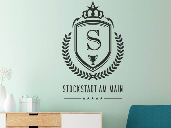 Wandtattoo Stockstadt am Main Wappen