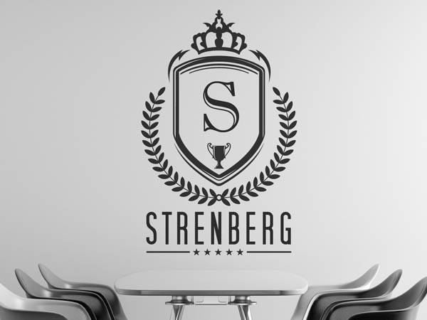 Wandtattoo Strenberg Wappen