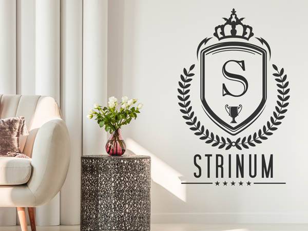 Wandtattoo Strinum Wappen