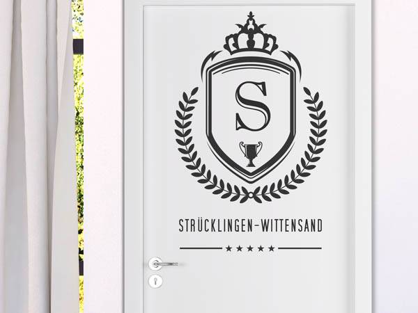 Wandtattoo Strücklingen-Wittensand Wappen