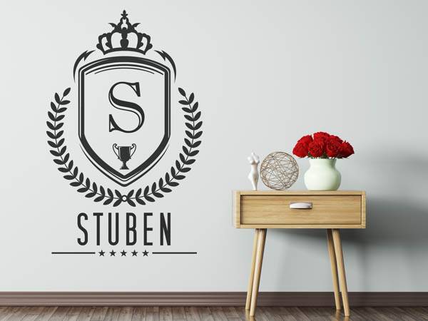 Wandtattoo Stuben Wappen