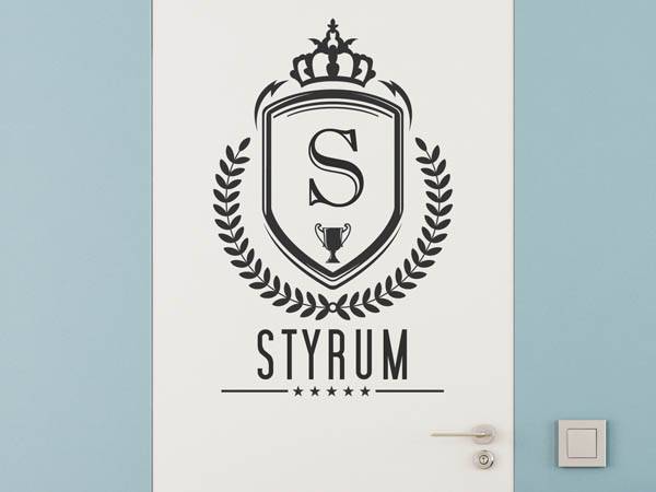 Wandtattoo Styrum Wappen