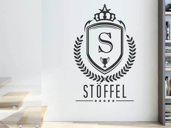 Wandtattoo Stöffel Wappen