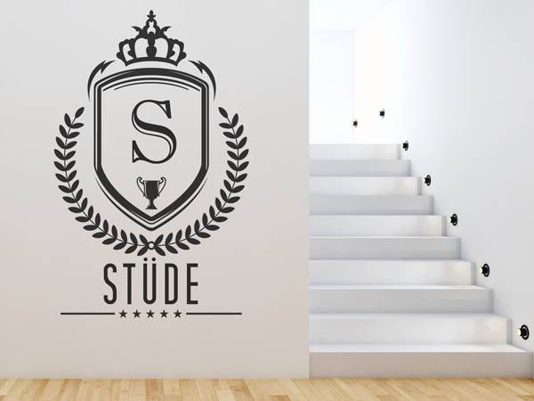 Wandtattoo Stüde Wappen