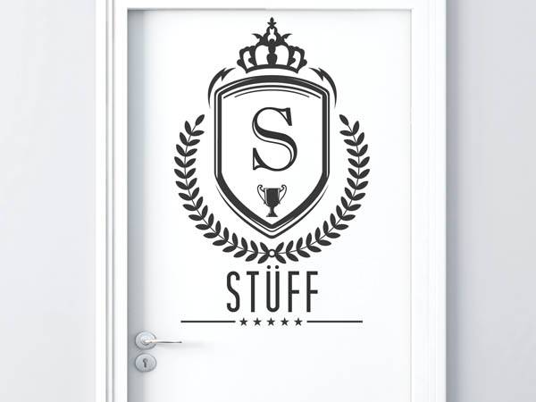 Wandtattoo Stüff Wappen