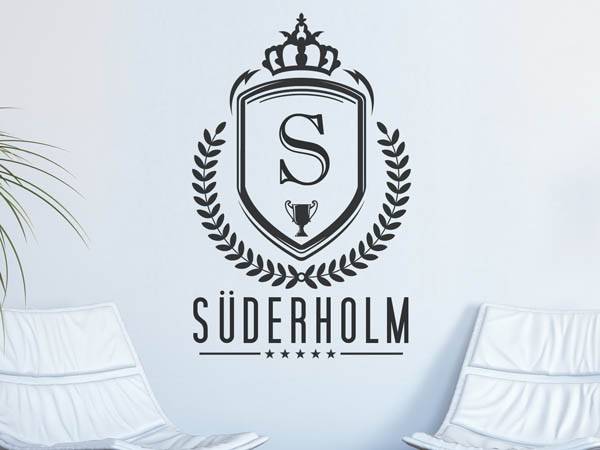 Wandtattoo Süderholm Wappen