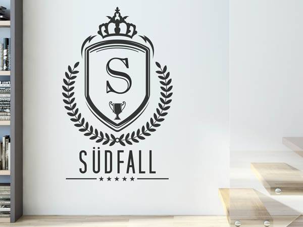 Wandtattoo Südfall Wappen