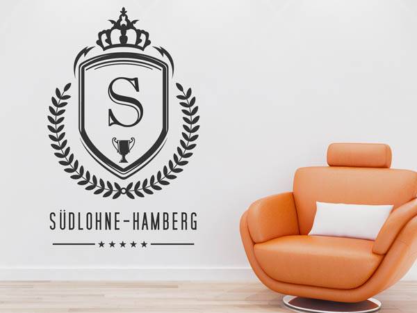Wandtattoo Südlohne-Hamberg Wappen