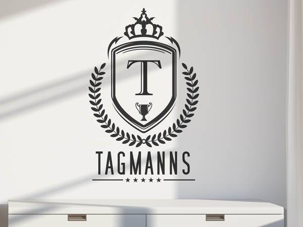 Wandtattoo Tagmanns Wappen