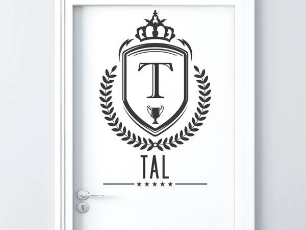 Wandtattoo Tal Wappen