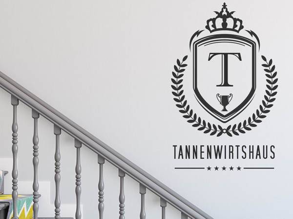 Wandtattoo Tannenwirtshaus Wappen