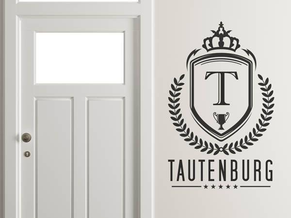 Wandtattoo Tautenburg Wappen