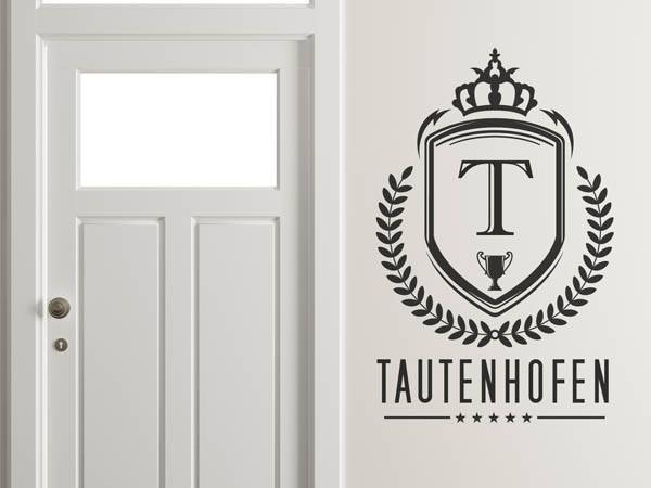 Wandtattoo Tautenhofen Wappen