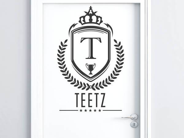Wandtattoo Teetz Wappen