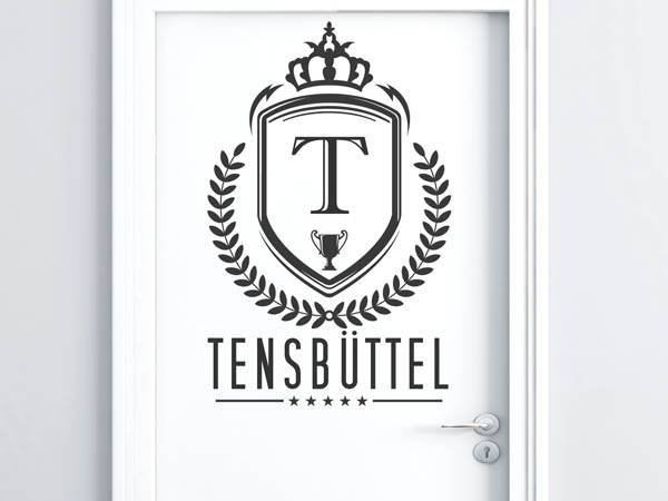 Wandtattoo Tensbüttel Wappen