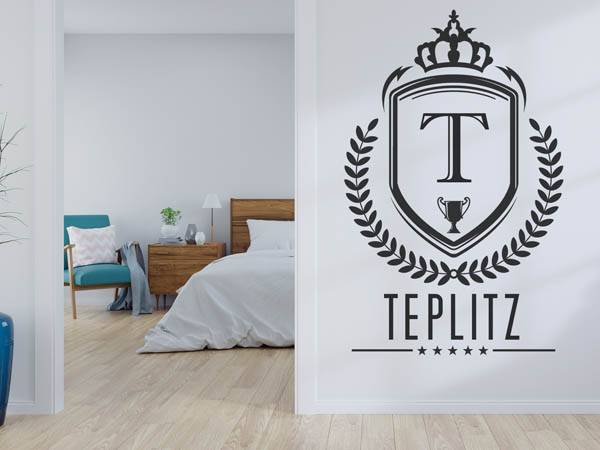 Wandtattoo Teplitz Wappen