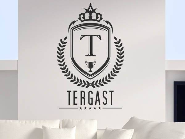 Wandtattoo Tergast Wappen