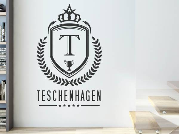 Wandtattoo Teschenhagen Wappen