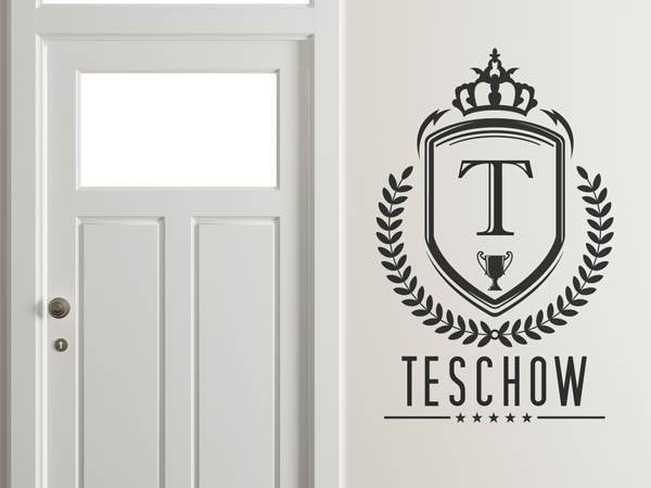 Wandtattoo Teschow Wappen